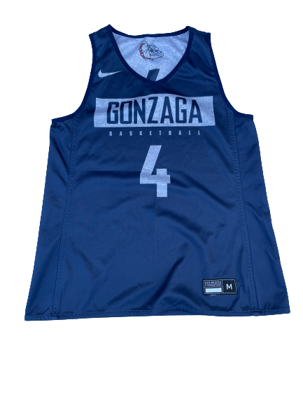 LeeAnne Wirth Gonzaga Basketball Player Exclusive Reversible Practice Jersey (Size M)