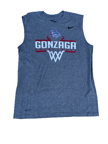 Gonzaga Basketball Team Issued Workout Tank (Size M)
