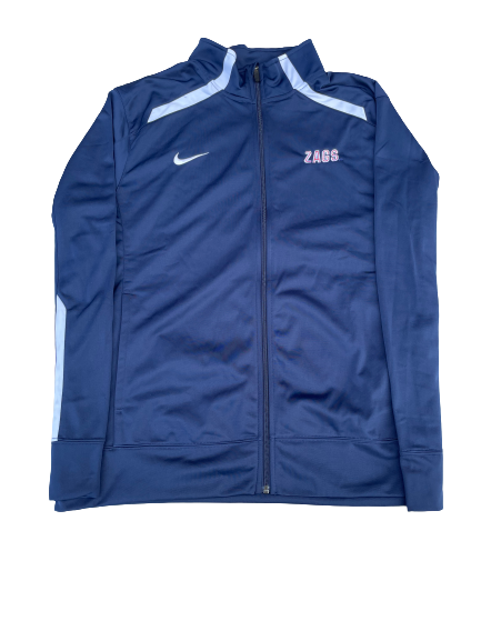 Gonzaga Basketball Team Issued Zip Up Jacket (Size XL)