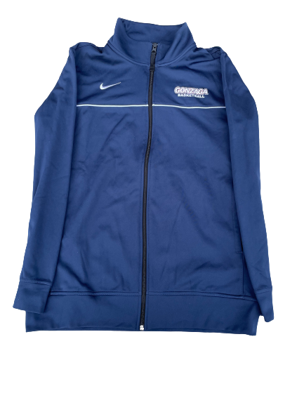 Gonzaga Basketball Team Issued Zip Up Jacket (Size M)