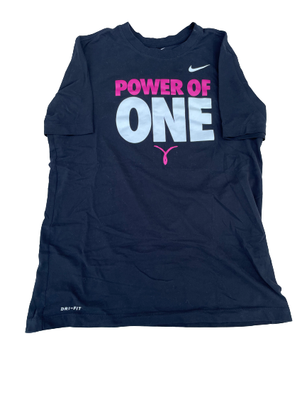 Gonzaga Basketball "POWER OF ONE" Team Issued Workout Shirt (Size M)