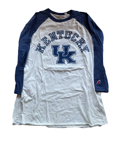 Gabby Curry Kentucky Volleyball Team Issued Long Sleeve Shirt (Size M)
