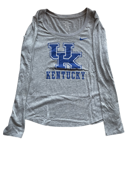 Gabby Curry Kentucky Volleyball Team Issued Long Sleeve Shirt (Size M)