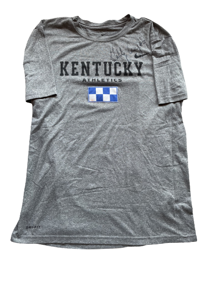 Gabby Curry Kentucky Volleyball SIGNED Workout Shirt