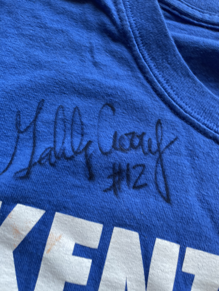 Gabby Curry Kentucky Volleyball SIGNED Workout Shirt