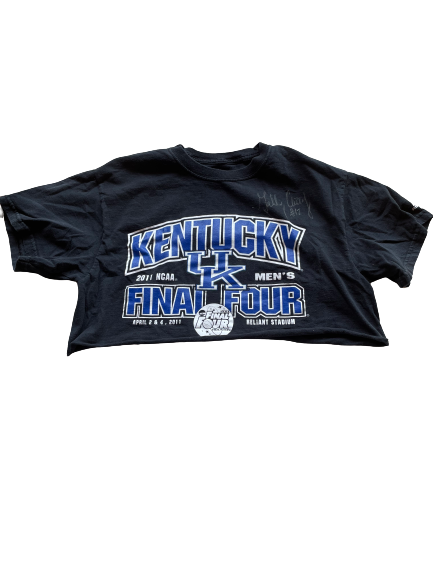 Gabby Curry Kentucky SIGNED Crop-Top Shirt (Size M)