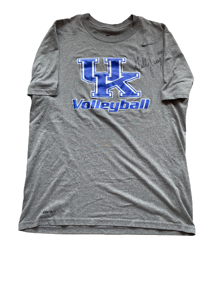 Gabby Curry Kentucky Volleyball SIGNED Workout Shirt