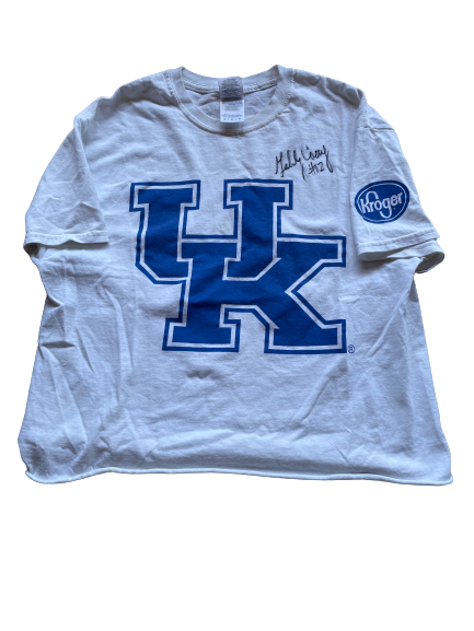 Gabby Curry Kentucky Volleyball SIGNED Shirt (Size M)
