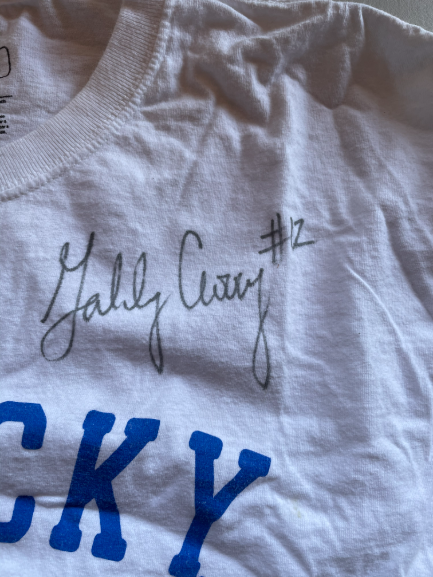 Gabby Curry Kentucky Volleyball SIGNED Long Sleeve Shirt (Size L)
