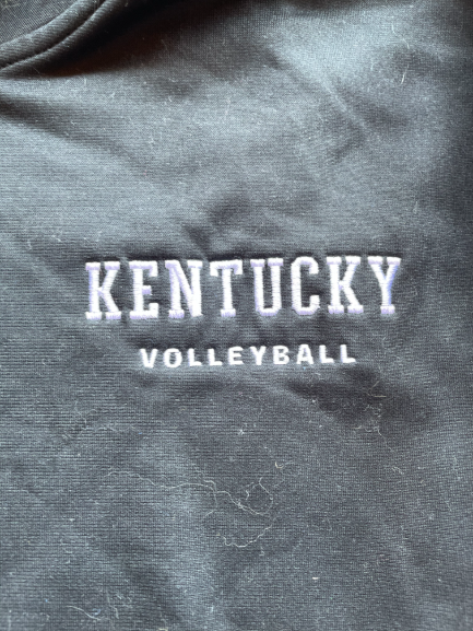 Gabby Curry Kentucky Volleyball Team Issued Quarter-Zip Pullover (Size M)