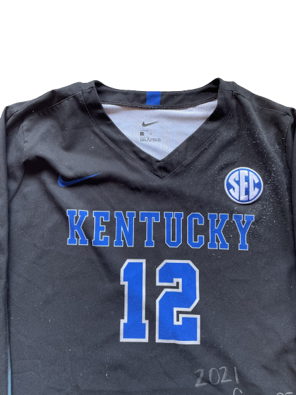 Gabby Curry Kentucky Volleyball SIGNED Game Worn Jersey (Size L)