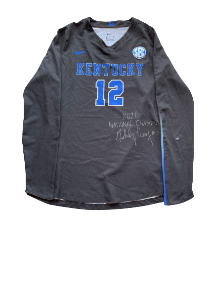 Gabby Curry Kentucky Volleyball SIGNED Game Worn Jersey (Size M)