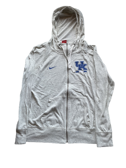 Gabby Curry Kentucky Volleyball Team Issued Zip Up Jacket (Size L)