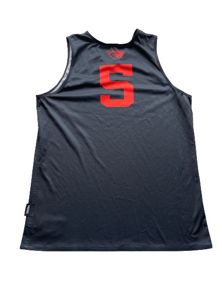Ethan Thompson Oregon State Basketball Player Exclusive Reversible Practice Jersey (Size L)