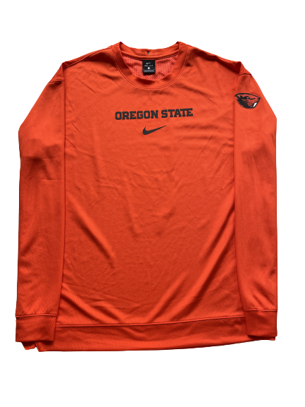 Ethan Thompson Oregon State Basketball Player Exclusive Pre-Game Worn Shooting Shirt (Size L)