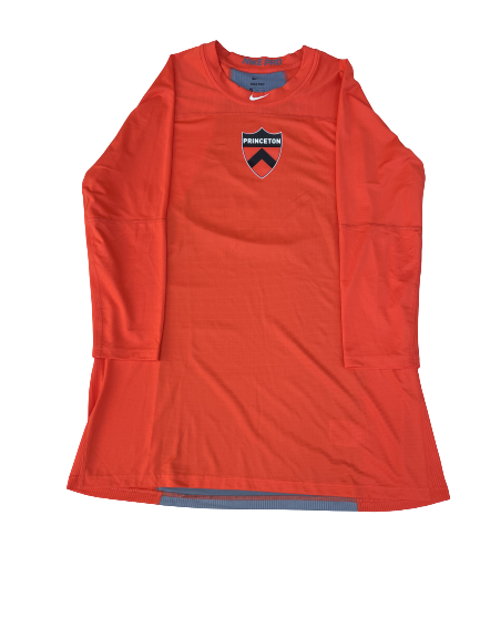 Scotty Bradley Princeton Baseball Team Issued Long Sleeve Workout Shirt (Size 2XL)