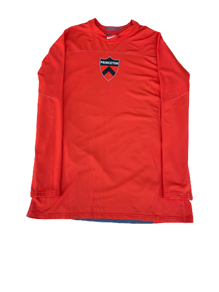 Scotty Bradley Princeton Baseball Team Issued Long Sleeve Workout Shirt (Size XL)