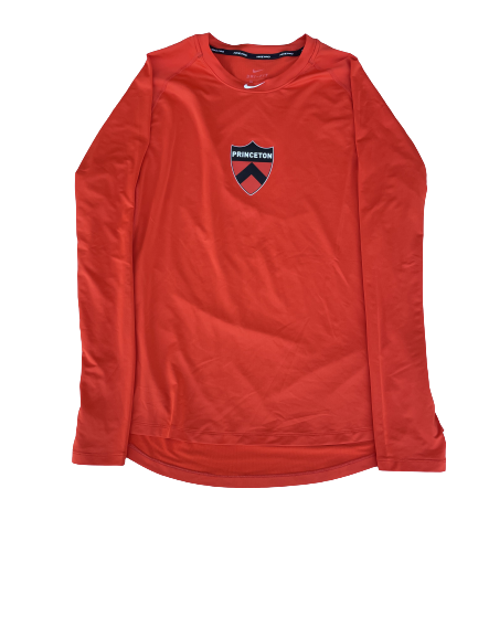 Scotty Bradley Princeton Baseball Team Issued Long Sleeve Workout Shirt (Size XL)