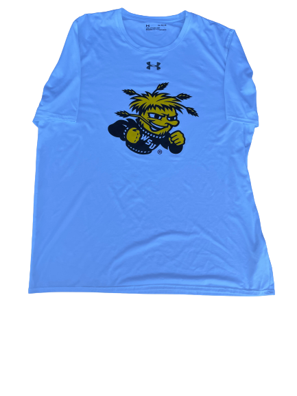 Jacob Herrs Wichita State Basketball Team Issued Workout Shirt (Size XL)