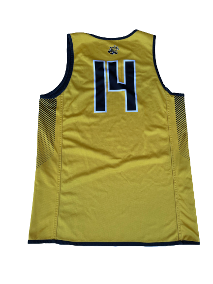 Jacob Herrs Wichita State Basketball Player Exclusive Reversible Practice Jersey (Size L)