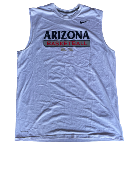 Kadeem Allen Arizona Basketball Team Issued Workout Tank WITH NUMBER (Size XL)