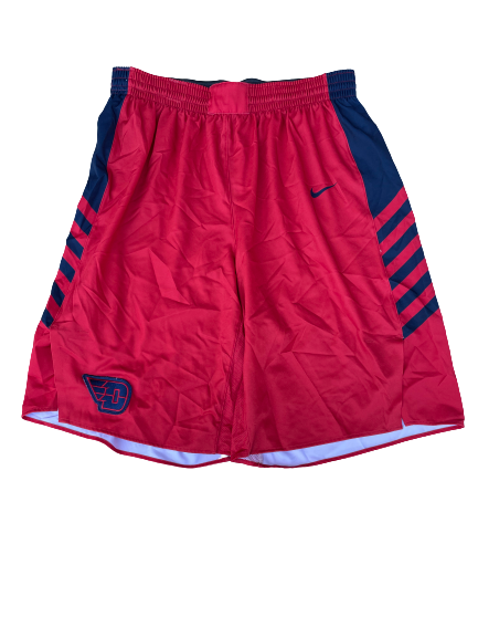 Jordy Tshimanga Dayton Basketball Game Worn Shorts (Size XL)