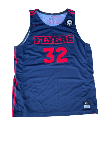 Jordy Tshimanga Dayton Basketball SIGNED 2020-2021 Game Worn Jersey - Photo Matched