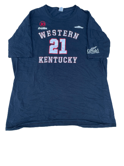 Charles Bassey Western Kentucky Basketball T-Shirt (Size XL)