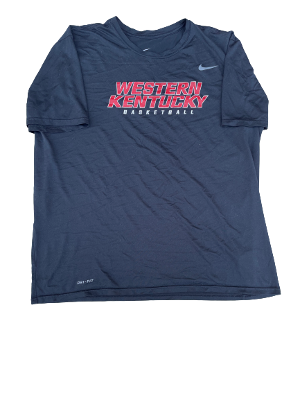 Charles Bassey Western Kentucky Basketball Team Issued Workout Shirt (Size XL)