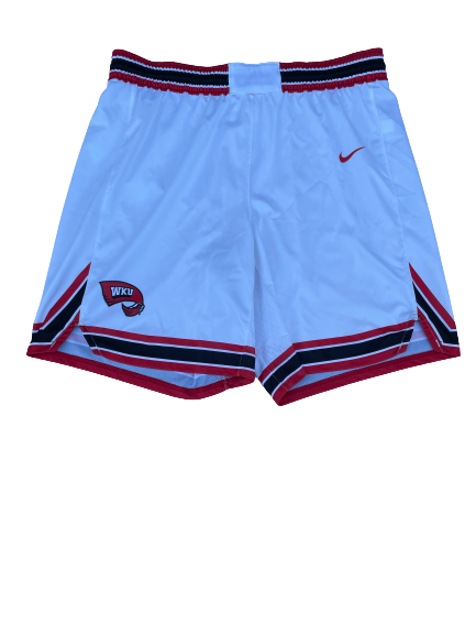 Charles Bassey Western Kentucky Basketball Game Worn Shorts (Size XL)