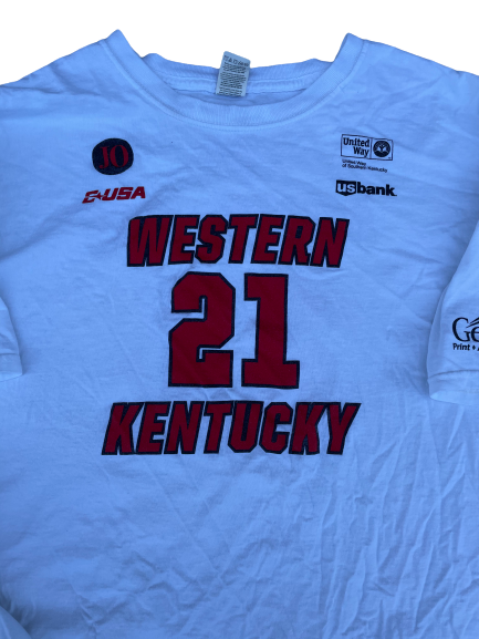 Charles Bassey Western Kentucky Basketball T-Shirt (Size XL)