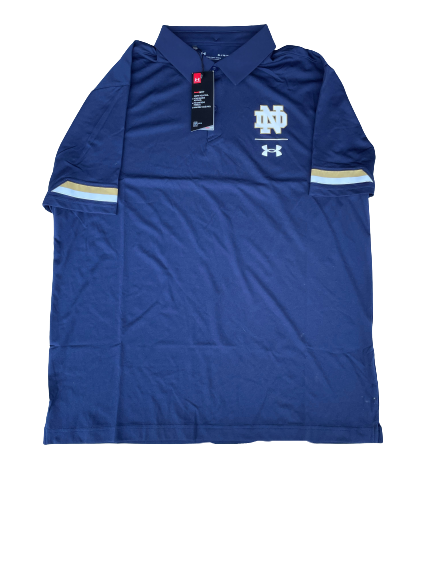 Nyles Morgan Notre Dame Football Team Issued Polo Shirt (Size XL)