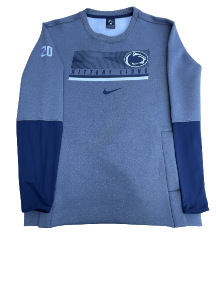 Taylor Nussbaum Penn State Basketball Team Exclusive Crew Neck Sweatshirt with Number (Size L)