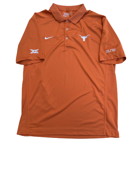Joe Schwartz Texas Basketball Team Issued Polo Shirt (Size L)