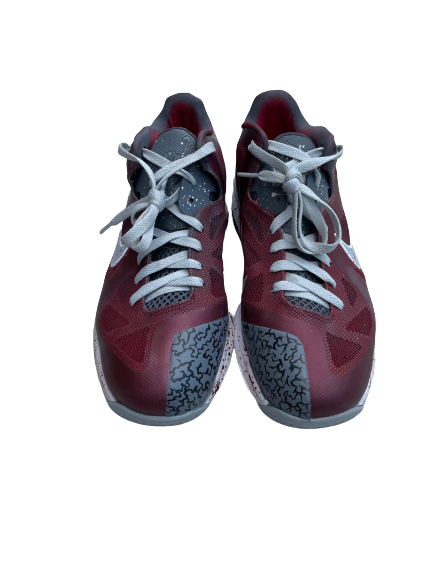 James Fraschilla Oklahoma Basketball Player Exclusive LeBron James Shoes (Size 10.5)