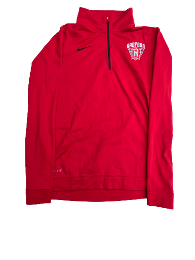Louisville Cardinals Adidas Team Issued Quarter Zip Jacket