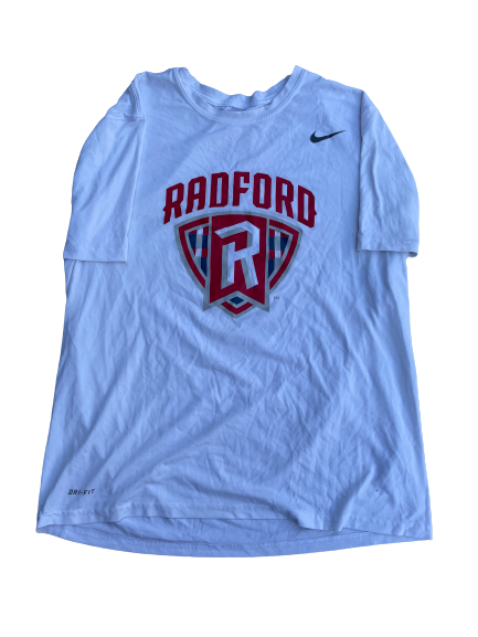 Carlik Jones Radford Basketball Team Issued Workout Shirt (Size L)