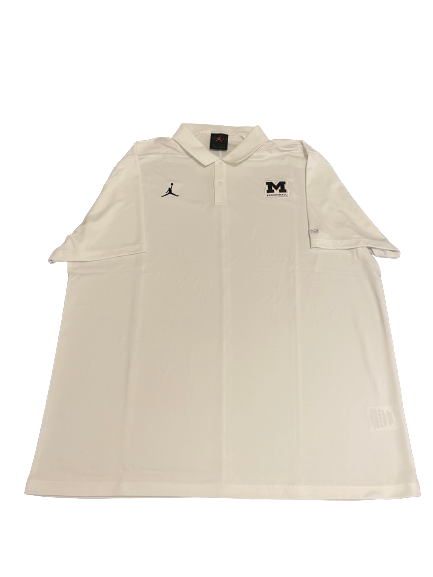Michigan Basketball Team Issued Polo Shirt (Size XL)