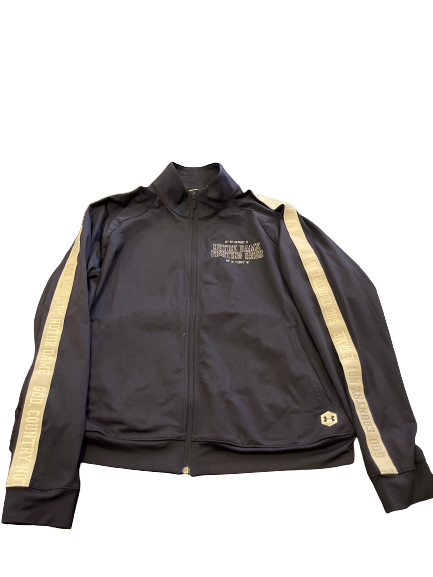 Mikayla Vaughn Notre Dame Basketball Team Issued Zip Up Jacket (Size XL)