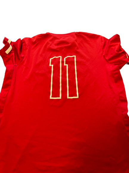 Collin Hopkins Indiana Baseball Team Exclusive Practice Shirt with Number on Back (Size L)