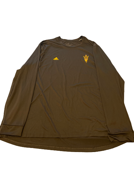Nick Cheema Arizona State Baseball Team Issued Long Sleeve Workout Shirt (Size 3XL)