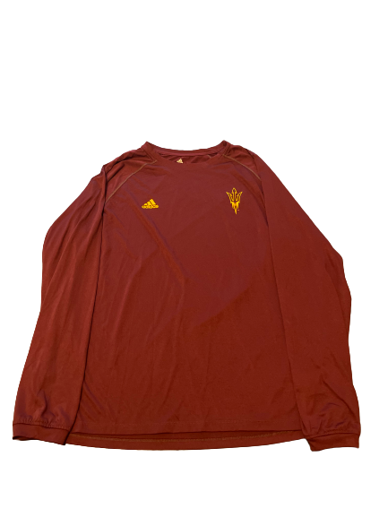 Nick Cheema Arizona State Baseball Team Issued Long Sleeve Workout Shirt (Size XL)