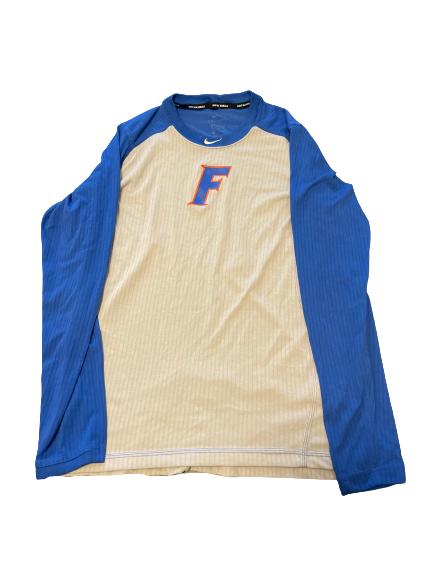 Kirby McMullen Florida Baseball Team Issued Long Sleeve Workout Shirt (Size L)
