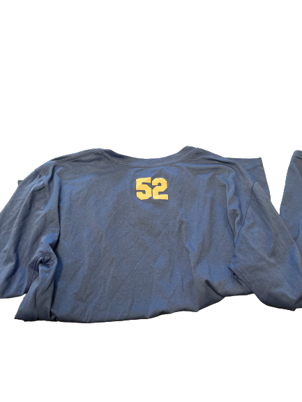Kirby McMullen Florida Baseball Team Issued Long Sleeve Workout Shirt with Number on Back (Size L)