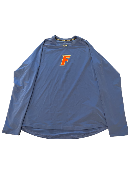 Kirby McMullen Florida Baseball Team Issued Long Sleeve Workout Shirt (Size XL)