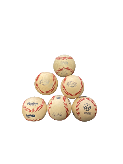 Kirby McMullen Set of (6) Florida Baseballs