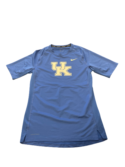 Jaren Shelby Kentucky Baseball Team Issued Nike Pro Workout Shirt (Size L)