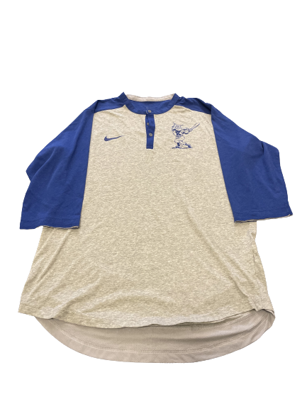 Jaren Shelby Kentucky Baseball Team Issued Half-Sleeve Shirt (Size L)