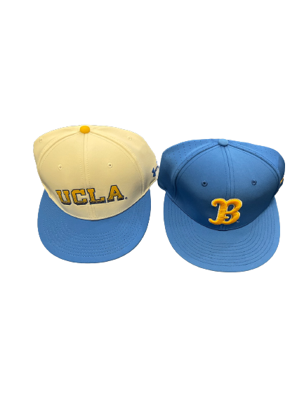 Michael Townsend UCLA Baseball Set of 2 Game Hats (Size 7 1/8)