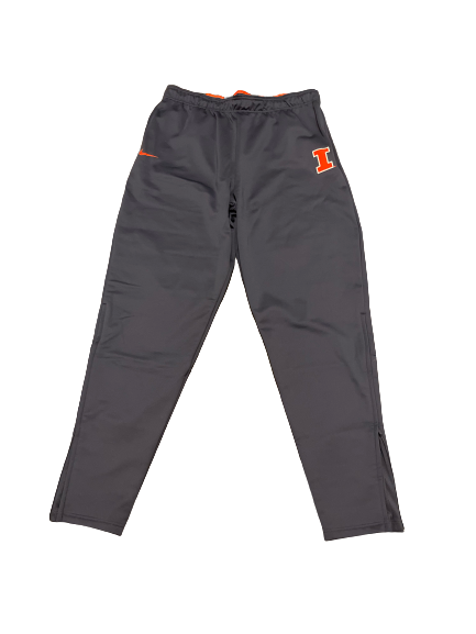 Zach Griffith Illinois Basketball Team Issued Sweatpants (Size XLT)